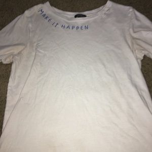 white tee shirt